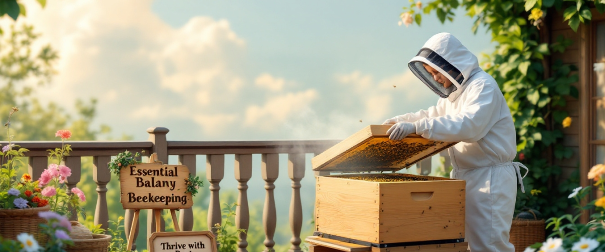 Balcony beekeeping tips, best hives for balconies, balcony beekeeping regulations, urban balcony beekeeping, balcony beekeeping success stories