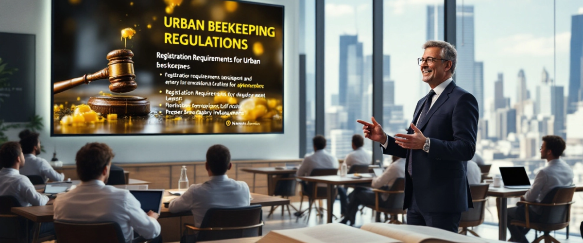 Urban beekeeping regulations, city beekeeping permits, urban beekeeping legal requirements, beekeeping zoning laws, urban beekeeping ordinances