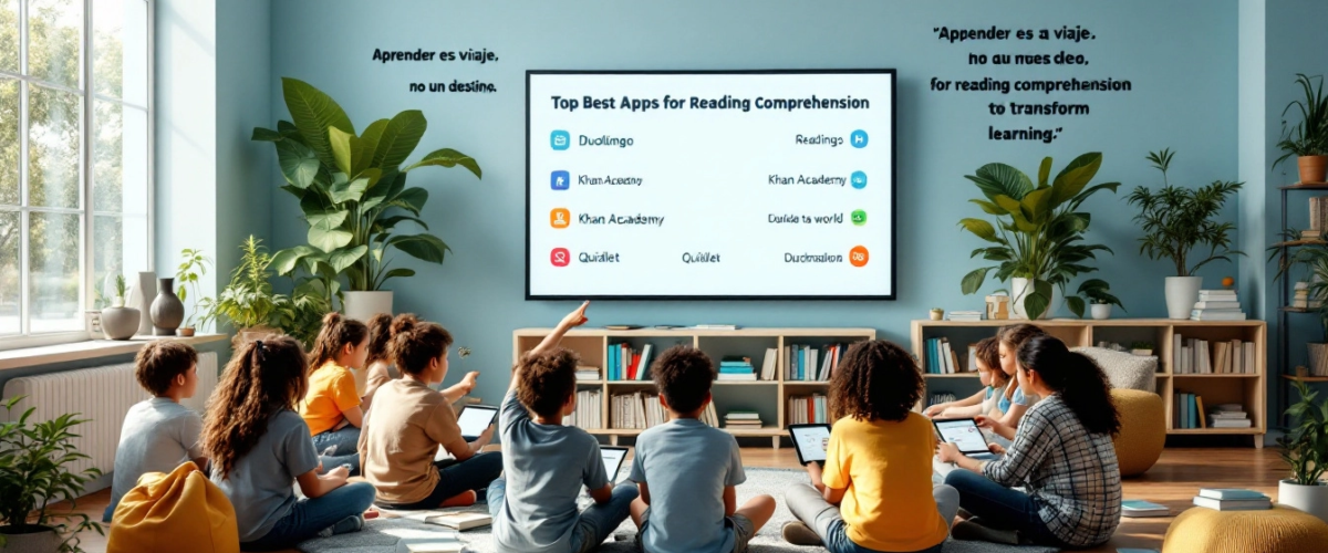 Best apps for reading comprehension, reading improvement apps, ESL reading apps, interactive reading apps, reading comprehension tools