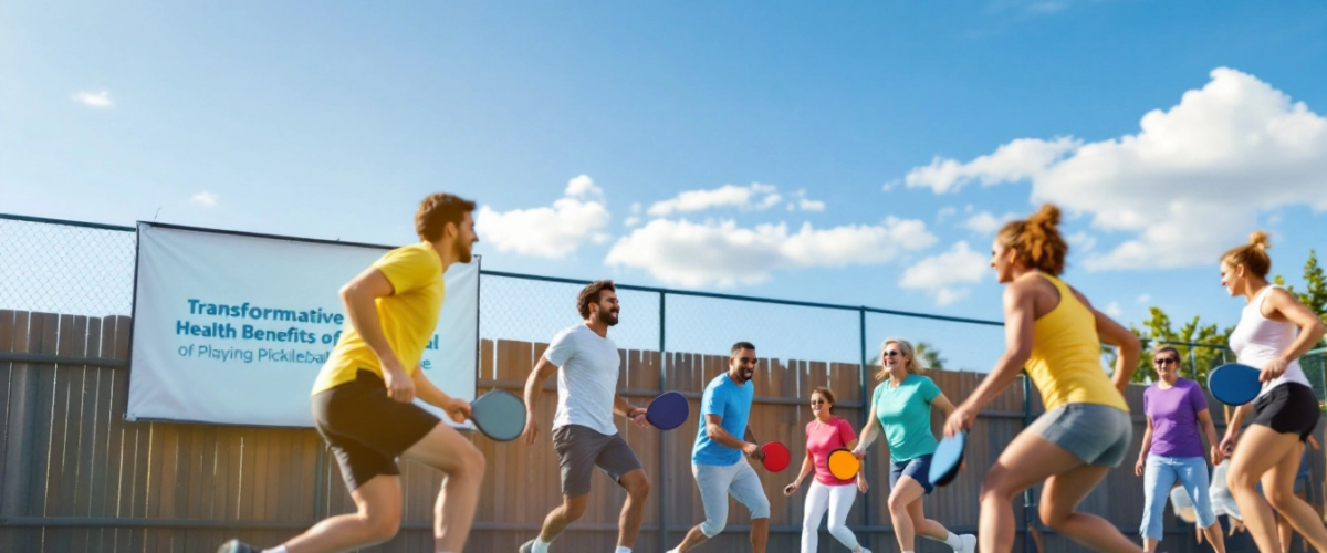 Health benefits of playing pickleball, pickleball for cardiovascular health, pickleball mental health benefits, physical fitness through pickleball, pickleball wellness advantages