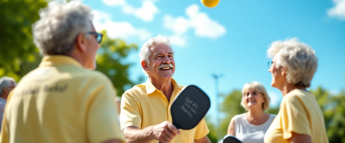 Benefits of pickleball for seniors, pickleball tips for older adults, senior pickleball leagues, pickleball exercises for seniors, pickleball health benefits for seniors